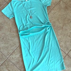 Pink Blush Short Sleeve Dress